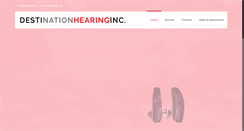 Desktop Screenshot of destinationhearing.com